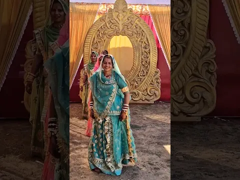 Rajasthani Pehnawa β€οΈ || Rajasthani look #rekharajasthani #rajasthani #viral #shorts #poshak