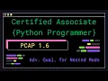 PCAP 1 6 - Advanced Qualifying of Nested Modules