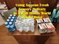 Using Amazon Fresh Grocery Delivery to a Walt Disney World Resort Hotel Pop Century Resort 2023