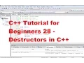 C Tutorial for Beginners 28 - Destructors in C