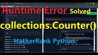 collections Counter Hacker Rank Challenge in Python