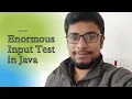 Enormous Input Test in Java Codechef