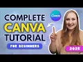 FULL CANVA TUTORIAL 2025 NEW How To Use Canva For BEGINNERS