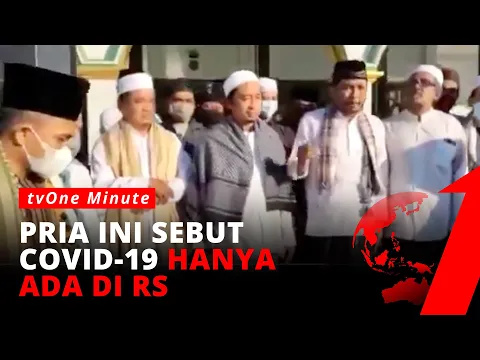 Pria Diduga Jemaah Masjid Sebut Covid-19 Hanya Ada di RS, Tidak Ada di Masjid