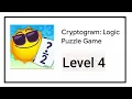 Cryptogram Logic Puzzle Game Level 4