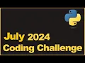 Python Coding Challenge - July 2024 Hamming Distance