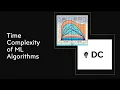 Data Science Interview Question Time Complexity of ML Algorithms