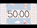 ⏳ 10-hour 50/10 Pomodoro Timer – Silent \u0026 Distraction-Free 🕒 | No Beeps, Just Focus