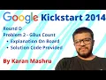Google Kickstart Round D 2014 Problem 2 - Gbus Count Solution Explanation Code Hindi