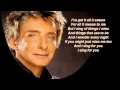 Download Lagu This One's For You + Barry Manilow + Lyrics / HD