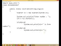 2020 -Programming in JAVA - Control Structure