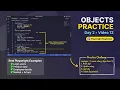 Day 2 - 12 JavaScript Objects Practice Real Examples for Beginners