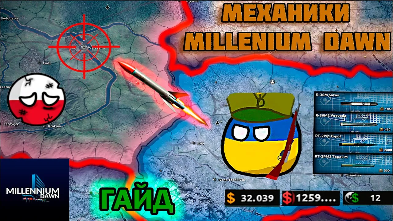 ГАЙД ПО МЕХАНИКАМ MILLENIUM DAWN 2024 В HOI4!