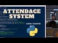 Attendance system with SQLite using Tkinter
