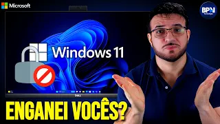 BLOQUEIO do Windows 11? Estou ENGANANDO as Pessoas?