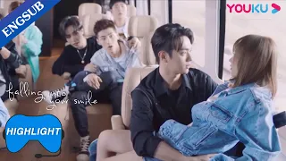 tong yao fell into lu sichengs arms in accident falling into your smile youku