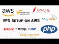 AWS VPS Complete Setup with Apache MySQL PHP AWS EC2 MobaXterm File Upload Tutorial 2025