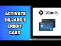 How To Activate Dillard s Credit Card 2024 Dillard s Card Online Activation Tutorial