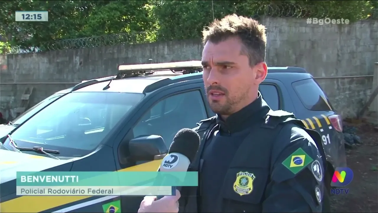 PRF apreende quase 40kg de maconha na BR-480 no acesso à Chapecó