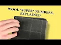 Wool SUPER Numbers Explained - What Do Suit Fabric Super 100s 180s Mean