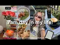 7AM FALL day in my life busy productive day morning routine working out shopping cafes