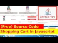 15th JavaScript Project - Shopping Cart Tutorial with Source Code