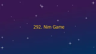 292 Nim Game Leetcode