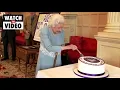 Queen Elizabeth cuts cake to mark 70 years of rule