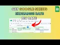 Google Sheets Get the Exchange rate on a Specific Date