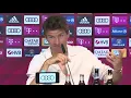 Muller saying LewanGOALski but everyone laughs