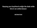 ASMR Patreon Razzing your boyfriend und r the desk while he s in an online lesson