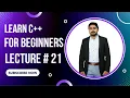 Pointers in C Lecture 21 - Tutorial for Beginners