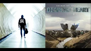 Download Diamond Heart ✘ Faded [Remix Mashup] - Alan Walker ft. Sophia Somajo MP3