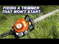 Fixing A Stihl Hedge Trimmer That Won t Start