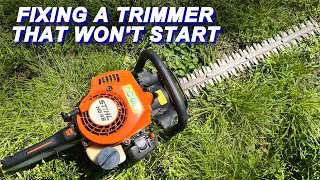Fixing A Stihl Hedge Trimmer That Won t Start