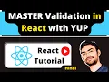Master React Validation with Yup Boost Your Form s Validation