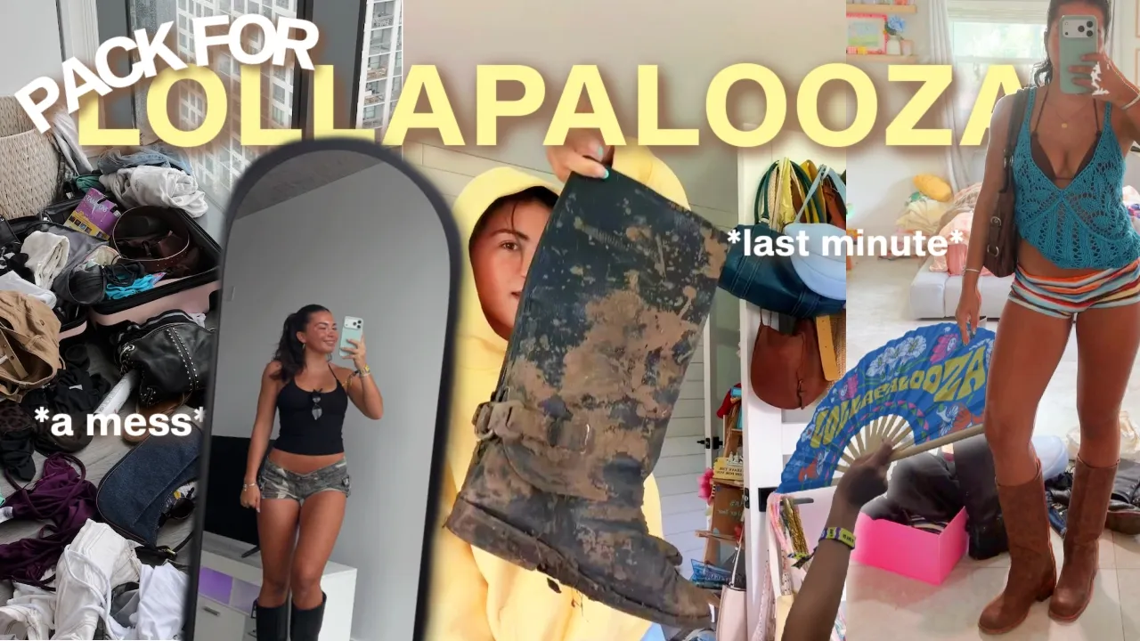 LAST MIN PREP FOR LOLLAPALOOZA || *Chaotic* we had no where to stay...