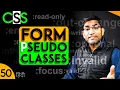 CSS Form Pseudo Classes Selectors Tutorial in Hindi Urdu CSS 50