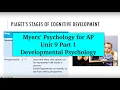 AP Psychology Myers Unit 9 Part 1