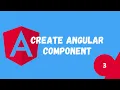 Create Component Angular Component In Angular Angular Tutorial NSCODE