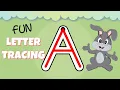 How to Write the Uppercase Letter A - Uppercase Alphabet for Kids