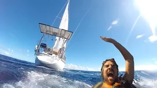 Sailing SV Delos- Man Overboard Drill