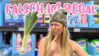 1 TAG nur Produkte die falsch im Regal sind ESSEN! 🥦😭| CARAMELLA