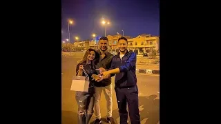 حماده هلال بيحتفل بعيد ميلاد منه عرفه في الشارع معا علي غزلان في الحظر 