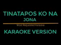 Lagu Tinatapos Ko Na - Jona (Karaoke Version) Himig Handog 2018