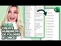 Create HUNDREDS of Employee Folders in Seconds with this Excel Hack