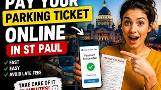 How to pay a parking ticket online in St Paul
