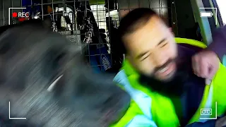 Police Officer Loses Control During a Highway Incident