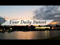 Your Daily Sunset for Tuesday Sept 26 2023 Huron Marina Timelapse