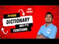 python dictionary in hindi one short python dictionary in hindi